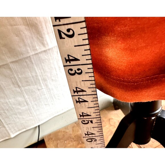 APRIORI/Escada group Orange Volcano Lava Print Short Sleeves Midi Dress Sz 8 - Picture 3 of 11